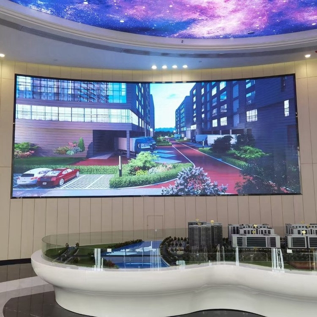 Full Color Indoor P2 4K LED Video Wall Panel with 550CD/m Brightness for Stage and Conference