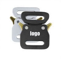 Boucles métalliques durables de 20 mm pour sangle de sac en cuir, boucle à dégagement latéral 3/4, fabricant de boucles métalliques, fermoir à dégagement rapide