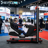 Simulador de Carreras HEROVR de Alto Retorno de la Inversión con Cabina Estilo Fórmula para Tiendas Minoristas