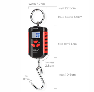 Báscula Digital Portátil para Grúa Weiheng C200, Capacidad de 200 kg, Material ABS, Pantalla LED/LCD, Precisión de 1 g, Personalizable OEM, C200L Po - Product Image 3