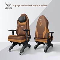 Chaise de jeu ergonomique avec support lombaire réglable, dossier inclinable pour joueurs PC/console et bureau à domicile