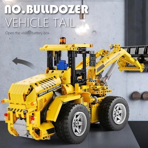 MOULDKING 13122, 1582 Uds., bloques de construcción técnicos RC, vehículo de construcción, cargadora de ruedas, Bulldozer, camión, juguetes de ladrillos para el MOC-0836 - Product Image 5