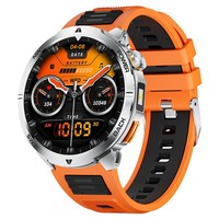 Reloj Inteligente Multifunción con Pantalla IPS, Carcasa de Aleación de Aluminio, Linterna Magnética de Silicona, Resistente al Agua IP68, Monitor de Ritmo Cardíaco y Sueño