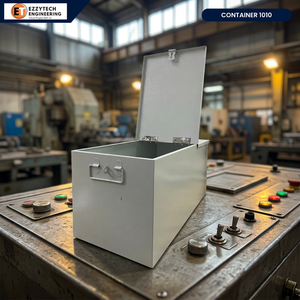 Powder Coated Steel ET Container 1010 Electrical <b>Tool</b> <b>Box</b> Secure Lockable <b>Metal</b> Storage Container for Electrical <b>Tools</b> - Product Image 1