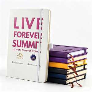 Carnet A5 personnalisé avec logo, couverture rigide en PU, <span class=keywords><strong>agenda</strong></span> étudiant pour le bureau ou <span class=keywords><strong>l</strong></span>'école - Product Image 1