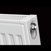 Radiateur de chauffage hydronique domestique, radiateur mural horizontal en acier doux, radiateur de chauffage central à haute efficacité énergétique