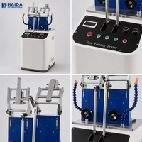 Testeur de flexion de chaussures HAIDA, machine de test de résistance à la flexion des chaussures et des semelles, norme GB T 3903.1, équipement de test de chaussures
