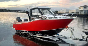 Yacht <span class=keywords><strong>de</strong></span> luxe <span class=keywords><strong>en</strong></span> aluminium soudé <span class=keywords><strong>de</strong></span> 6,25 m (20,5 pi) avec cabine Cuddy et hard-top, idéal pour le sport, les excursions et les loisirs, équipé d'un moteur hors-bord haute vitesse, à vendre. - Product Image 5