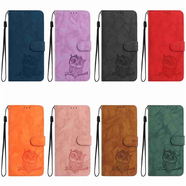 Flip Wallet Mobile Phone Case for iPhone 16 15 14 13 12 11 PU Leather Protective Cover With Card Holder for Samsung for Xiaomi