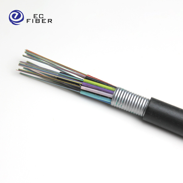 Factory Price Outdoor Underground Fiber Cable GYTA GYTS 2/4/8/12/16/24/48/72/96/144 Core SM G652D Armoured Fiber Optic Cable