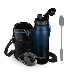 Wandelen Camping Wandelen Waterfles Vacuüm Geïsoleerde Kolf Met Draagtas Voor 12-40 Oz Flessen Met Verstelbare Schouderband - Product Image 1