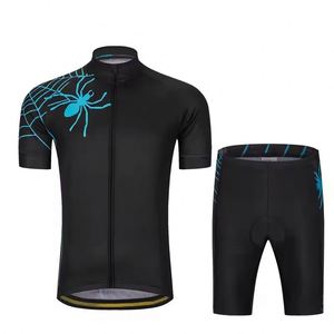 Customized Logo Breathable Active Stretch Quick Dry Unisex Short Sleeve 100% Polyester <b>Cycling</b> Jersey - Product Image 5