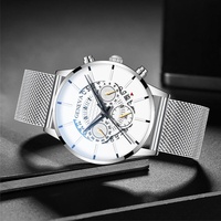 Montre Homme Reloj Hombre Relógio Masculino Acier Inoxydable Calendrier Quartz Montre-bracelet Homme Sport Horloge Genève Heures