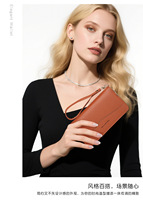 Portefeuille long tendance pour femme, avec fermeture éclair, pour billets de banque et téléphones portables, pochette classique quotidienne
