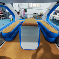Nouvelle Arrivée 2026 : Catamaran Électrique Gonflable Écologique à Deux Niveaux pour Loisirs Nautiques