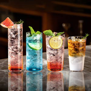 Vasos de Vidrio Ultrafinos Japoneses para Mojito, Vasos de Cóctel Tipo Colin para <span class=keywords><strong>Gin</strong></span> <span class=keywords><strong>Tonic</strong></span>, Jugos y Bebidas Frías - Product Image 6