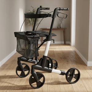 Déambulateurs élégants en aluminium avec siège de 16 pouces de large, hauteur de siège de 48 cm, capacité de 150 kg, sûrs, de haute qualité et faciles à utiliser - Product Image 3