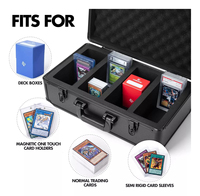 Porte-cartes graduées Porte-cartes de sport avec 120 + BGS FGS Boîte de rangement pour cartes en plastique