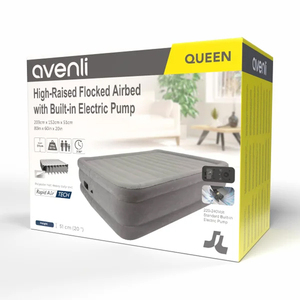 Aufblasbare Luftbett matratze Sprengen Sie ein luxuriöses Queen-Size-Luftbett mit einer eingebauten elektrischen Luftpumpe - Product Image 3