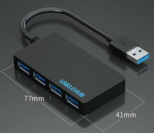 ตัวแยกสัญญาณฮับ2.0ตัวขยายฮับยูเอสบี Type-C3.0บางเฉียบ4พอร์ตหนึ่งถึงสี่พอร์ต - Product Image 4