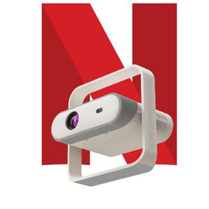 Proyector <span class=keywords><strong>Netflix</strong></span> oficialmente 4K con WiFi y Bluetooth Dolby Audio Auto Focus Smart Projecto Movie Home Theater Proyector - Product Image 1