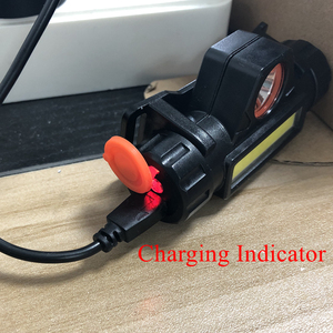 Перезаряжаемый светодиодный налобный фонарь Type-C USB, пластиковый, 3W COB, высокая яркость, литий-ионный, IP54 водонепроницаемый, 2 режима света, гарантия 1 год - Product Image 6