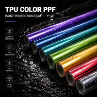 Film de protection de peinture TPU PPF auto-cicatrisant, couleur violet métallisé Midnight, installation à sec, garantie 5 ans, pour enveloppement de voiture