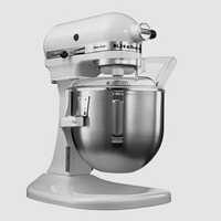 KITCHENAID 5KPM5 Robot Pâtissier Professionnel Multifonctionnel sur Socle pour la Restauration, Mélangeur de Pâtisserie et Pétrin à Pain
