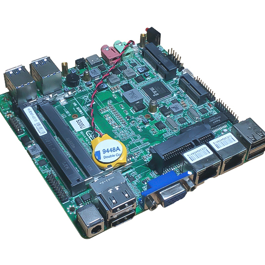 Celeron J4125 J1900 Processor Mini PC Mainboard Nano ITX Intel Motherboard Triple Display Dual LAN 4* 6* 2*HD-MI DP M.2 New DDR3