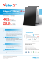 وحدة ترينا سولار TSM-NEG9RH.28 460W 470W من النوع N بتقنية I-TOPCon ألترا ثنائية الزجاج أحادية البلورة 460W-470W للاستخدام المنزلي