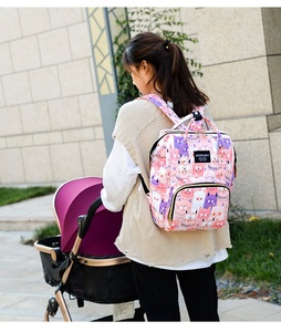 Nuovo design grande <span class=keywords><strong>Mamma</strong></span> Esterno Zaino Da Viaggio per Passeggino Stampato Infermieristica mummia borsa per pannolini zaino - Product Image 6