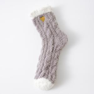 クリッパーソックス女性用クリッパーソックス,高品質,カスタム刺繍ロゴ暖かい冬カジュアルスーパーソフトスリーピングふわふわクルーファジーソックス - Product Image 6