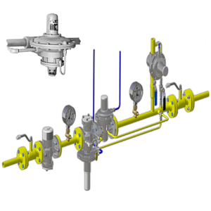 ตัวปรับแรงดันแก๊ส รุ่น 99 Reducing Regulator NPS 2 DN 50 พร้อมไพล็อตแบบที่ 61 สำหรับการใช้งานอุตสาหกรรมก๊าซธรรมชาติ - Product Image 4