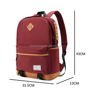 Fashion Travel <b>Backpack</b> Large Capacity Waterproof Laptop Business <b>College</b> Student Bag USB Charger Port Anti-Theft Rucksack - Product Image 6