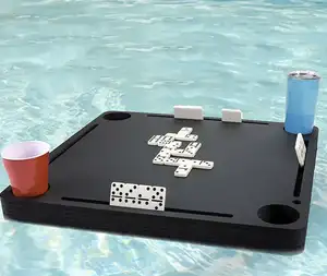 schwimmendes tischbrett polarwalf schwimmender dominotisch deluxe-tablett mahjong-tisch strandstühle sonnenbecken lounger-schwimmer