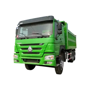 重型货物运输HOWO 6x4 10轮40吨负载使用状况良好使用翻车车