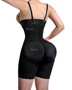 Mujeres cuerpo reloj de arena <span class=keywords><strong>Fajas</strong></span> Colombianas compresión Shapewear adelgazamiento vaina cuerpo completo doble <span class=keywords><strong>post</strong></span> cirugía encaje levantador de glúteos - Product Image 2