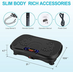 N Venta caliente uso en el hogar Mini placa vibratoria máquina de ejercicio deportes entretenimiento Fitness cuerpo delgado masaje - Product Image 4
