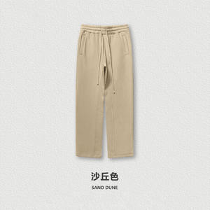 2024 345GSM重量级新款冬季宽松休闲棉男女通用羊毛保暖宽松户外运动街装运动裤 - Product Image 2