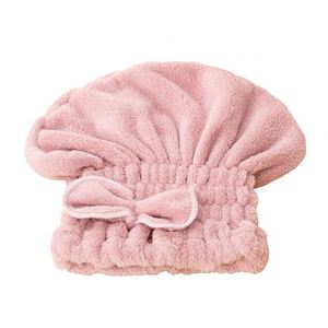 Serviette de séchage capillaire en microfibre corail, style coréen mignon, pour femmes, vente en gros OEM - Product Image 2