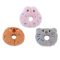 Mainan Kucing Boneka Donat Bergaya Kartun Baru - Untuk Penggunaan di Dalam Ruangan, Menenangkan, Kreatif, dan Menghibur untuk Kucing