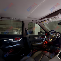 Xenplus Éclairage d'ambiance intérieur 12V pour Infiniti Q50 Q50L 2013-2022 Wind Chaser Kit de décoration de voiture arc-en-ciel à 22 lumières
