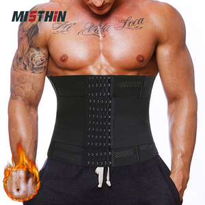 Faja ajustada de cuerpo completo para hombre, moldeador de Control de barriga, cinturón de entrenamiento de cintura, talla grande, venta al por mayor - Product Image 1