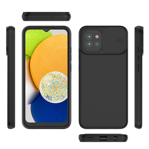 Funda para Samsung <span class=keywords><strong>Galaxy</strong></span> A03 de 164 mm, a prueba de golpes, con cubierta deslizante para la cámara, protección trasera, funda de PC mate. - Product Image 6