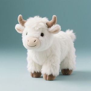 Tùy chỉnh cao nguyên bò mềm âu yếm trang trại Đồ chơi bò sang trọng Thú nhồi bông bò sang trọng Đồ chơi sang trọng - Product Image 5