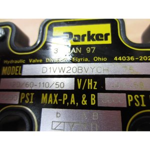 Vanne solénoïde Parker D1VW20BVYCH Composant de commande hydraulique - Product Image 2
