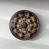 Boîtes cadeaux de luxe pour biscuits, chocolats, noix, Ramadan, Eid, avec étiquette en cuir vide et couvercle en acrylique personnalisé, emballage de luxe pour chocolats et en-cas