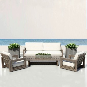 Factory Wholesale Hotel Garden <b>Outdoor</b> Furniture Aluminum Sectional <b>Sofas</b> - Product Image 4