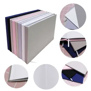 Wholesale Linen Cover Blank Alternative Photo Album GUESTBOOK Wedding Guest Book