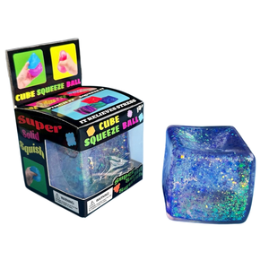 Jouet Squishy Éducatif Antistress en TPR Texture Glacée, Carré Holographique Pailleté, en Maltose, de la marque Needoh - Product Image 5